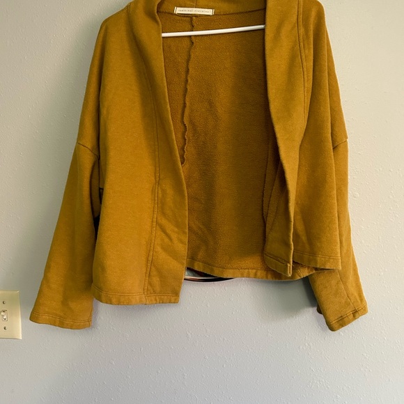 EUC Conscious Clothing Hemp Fleece Drifter Jacket in Goldenrod - Picture 3 of 6